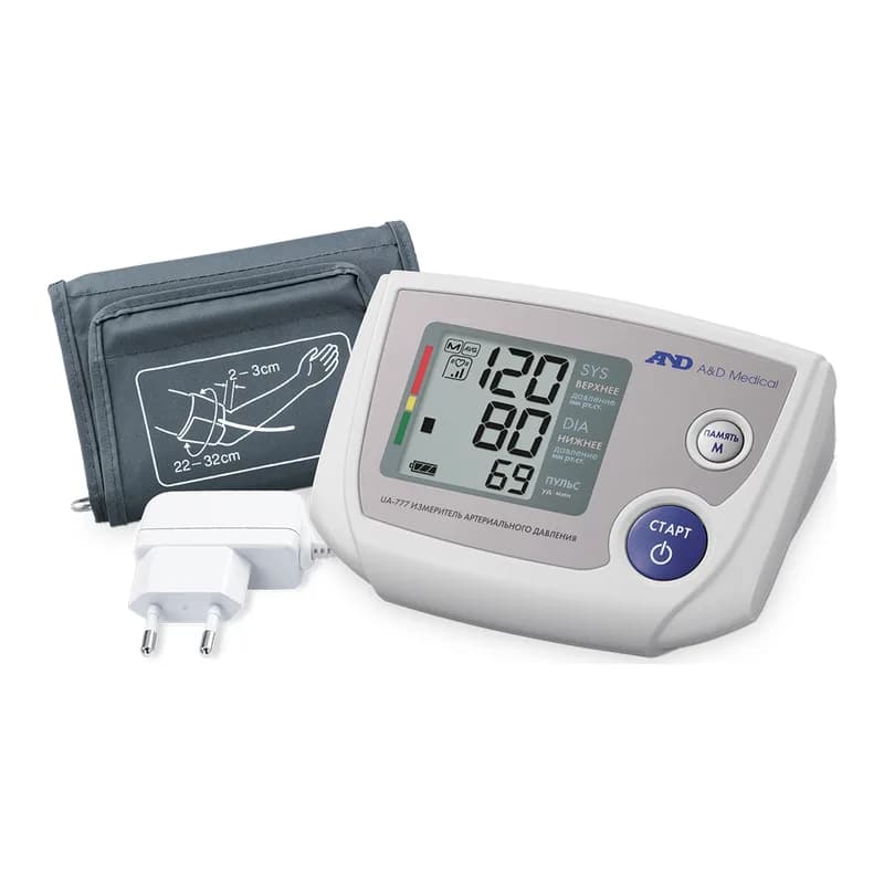 A&D UA-777 avtomatik tonometr və adapter